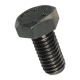 BN 20542 - Hex head screws fully threaded (DIN 933; ISO 4017), cl. 8.8, zinc plated blue with CresaCoat® C 307 Black