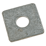 BN 20152 - Square washers for wood construction (~DIN 436), steel, hot dip galvanized