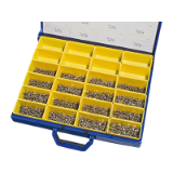 BN 1288 - Assortment of tapping screws in box, A2