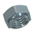BN 201 - Hex self clinching nuts, steel, case-hardened, zinc plated blue