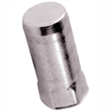 BN 25509 - Blind rivet nuts small countersunk head, semi-hexagonal shank, closed end (FASTEKS® FILKO HUC/FEKSG), steel, zinc plated with thick layer passivation