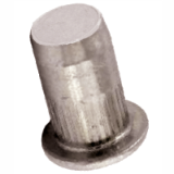 BN 25525 - Blind rivet nuts flat head, knurled shank, closed end (FASTEKS® FILKO RUC/FEFG), steel, zinc plated with thick layer passivation