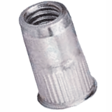 BN 24028 - Blind rivet nuts Micro knurled shank, small countersunk head, open end (BCT® RBS/KS), steel, zinc plated with thick layer passivation