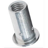 BN 23290 - Blind rivet nuts Multigrip round shank, flat head, open end (BCT® BM/FK), aluminum, plain