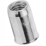 BN 23235 - Blind rivet nuts small countersunk head, round shank, open end (FASTEKS® FILKO Poly), steel, zinc plated with thick layer passivation